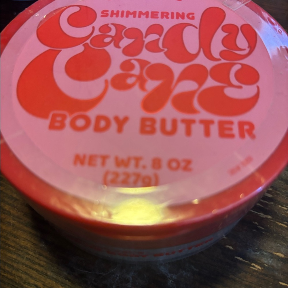 Shimmering Candy Cane Body Butter Trader Joe’s